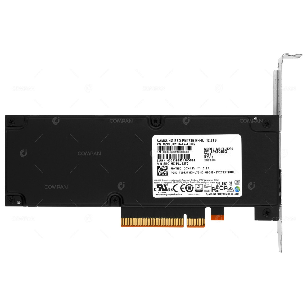 MZPLJ12THALA-00007 NEW SAMSUNG SSD PM1735 HHHL 12.8TB PCIE 4.0 MZ-PLJ12T0, PM1735